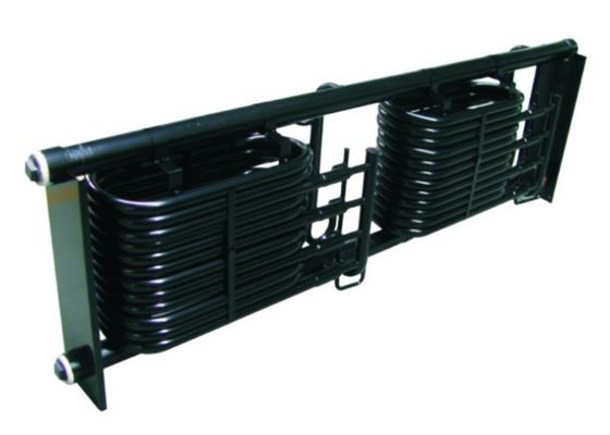 R407c R410a refrigerant Sumber Air Pompa Panas Coaixal Coils Heat Exchanger Kondensor Berpendingin Air