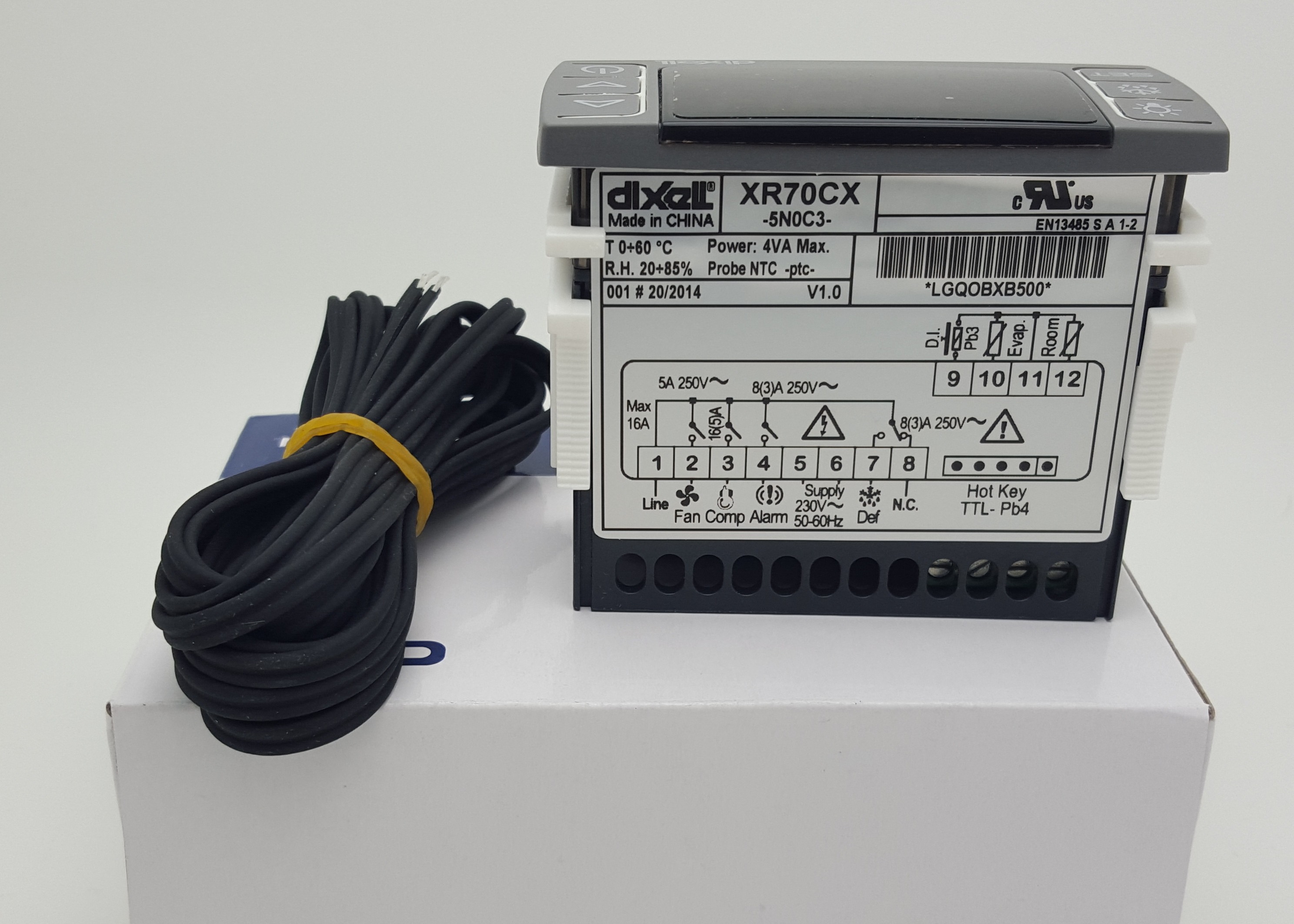 NTC PTC Probe Dixell Digital Temperature Controller XR70CX-5N0C3 Dengan ...